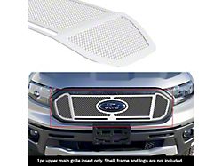 Wire Mesh Upper Overlay Grille; Polished (19-23 Ranger, Excluding Lariat)