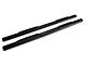 Raptor Series 4-Inch Straight Oval Nerf Side Step Bars; Body Mount; Black (07-13 Silverado 1500)