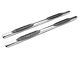 Raptor Series 4-Inch Straight Oval Nerf Side Step Bars; Polished Stainless Steel (09-18 RAM 1500)