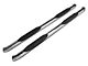 Raptor Series 4-Inch OE Style Curved Oval Side Step Bars; Rocker Mount; Polished Stainless Steel (14-18 Silverado 1500)