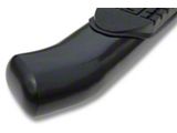Raptor Series 4-Inch OE Style Curved Oval Side Step Bars; Black (09-18 RAM 1500)