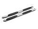 Raptor Series 5-Inch OE Style Curved Oval Side Step Bars; Rocker Mount; Polished Stainless Steel (14-18 Silverado 1500)