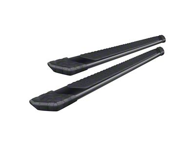 Raptor Series 5-Inch Tread Step Slide Track Running Boards; Black Textured (15-22 Canyon Extended Cab)