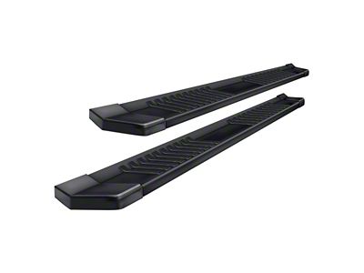 Raptor Series 6-Inch OEM Style Slide Track Running Boards; Black Textured (15-22 Canyon Crew Cab)