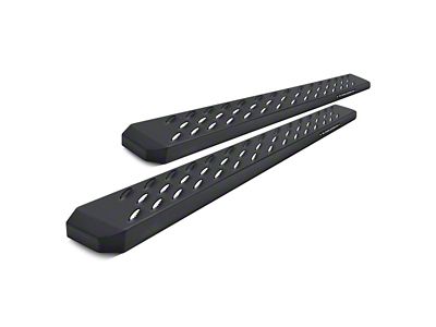 Raptor Series 6.50-Inch Sawtooth Slide Track Running Boards; Black Textured (15-22 Canyon Crew Cab)