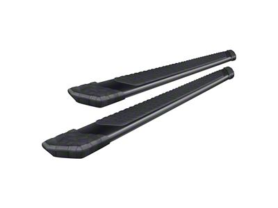 Raptor Series 5-Inch Tread Step Slide Track Running Boards; Black Textured (15-22 Colorado Crew Cab)