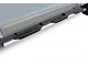 Raptor Series 5-Inch Oval Wheel to Wheel Side Step Bars; Polished Stainless Steel (15-24 F-150 SuperCab w/ 6-1/2-Foot Bed)