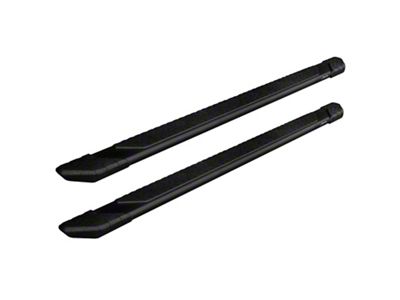 Raptor Series 5-Inch Tread Step Slide Track Running Boards; Black Textured (11-16 F-250 Super Duty SuperCab)