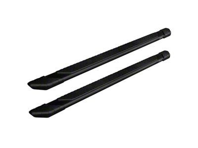 Raptor Series 5-Inch Tread Step Slide Track Running Boards; Black Textured (11-16 F-250 Super Duty SuperCrew)