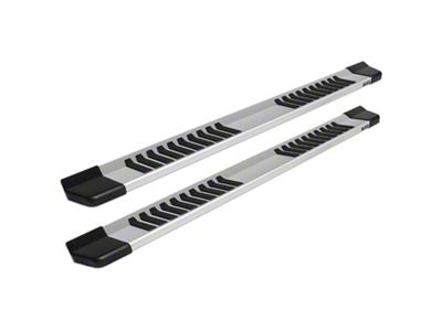 Raptor Series 6-Inch OEM Style Slide Track Running Boards; Brushed Aluminum (11-16 F-250 Super Duty SuperCrew)