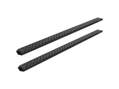 Raptor Series 6.50-Inch Sawtooth Slide Track Running Boards; Black Textured (11-16 F-250 Super Duty SuperCrew)