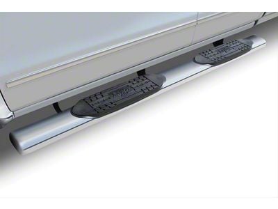 Raptor Series 6-Inch Straight Oval Side Step Bars; Polished Stainless Steel (11-16 F-350 Super Duty SuperCab)