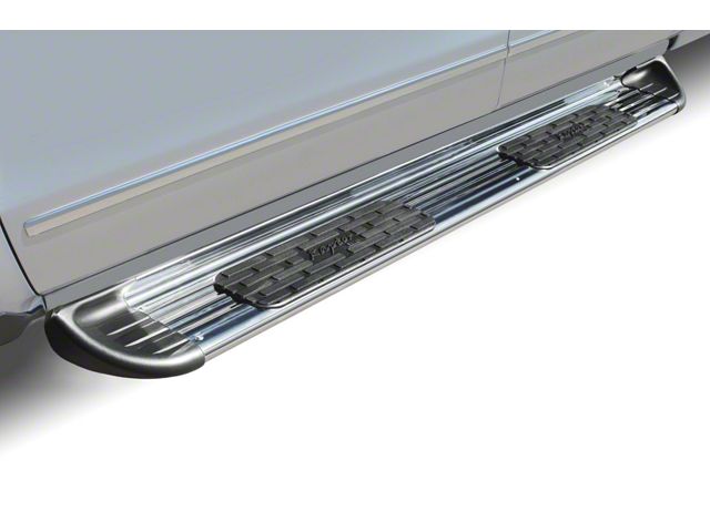 Raptor Series 7-Inch SSR Stainless Steel Running Boards; Polished (17-24 F-350 Super Duty SuperCrew)