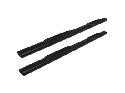 Raptor Series 5-Inch Oval Style Slide Track Running Boards; Black Textured (19-24 Ranger SuperCrew)