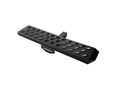 Raptor Series Sawtooth Bumper Hitch Step; Black (Universal; Some Adaptation May Be Required)
