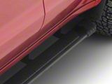 Raptor Series 5-Inch Tread Step Slide Track Running Boards; Black Textured (19-26 Silverado 1500 Crew Cab)