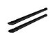 Raptor Series 5-Inch Tread Step Slide Track Running Boards; Black Textured (07-18 Silverado 1500 Extended/Double Cab)
