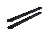 Raptor Series 6-Inch OEM Style Slide Track Running Boards; Black Textured (19-25 Silverado 1500 Double Cab)