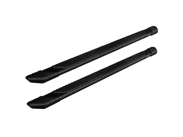 Raptor Series 5-Inch Tread Step Running Boards; Textured Black (20-24 Silverado 2500 HD Double Cab)