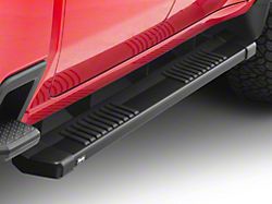 Raptor Series 6-Inch OEM Style Slide Track Running Boards; Black Textured (20-26 Silverado 2500 HD Crew Cab)