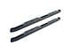 Raptor Series 5-Inch OE Style Curved Oval Side Step Bars; Black (17-24 F-250 Super Duty SuperCab)