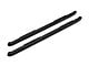Raptor Series 4-Inch OE Style Curved Oval Side Step Bars; Black (15-24 F-150)