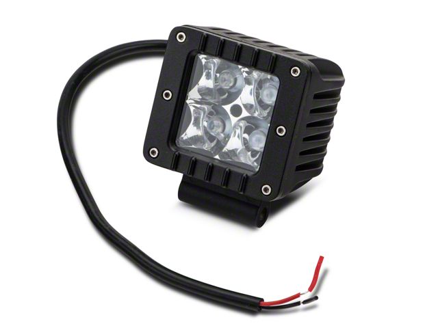 Raxiom 3-Inch Square LED Light; Flood Beam (Universal; Some Adaptation May Be Required)