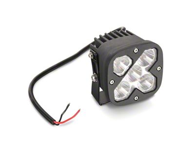 Raxiom 3-Inch Square High-Powered LED Light (Universal; Some Adaptation May Be Required)