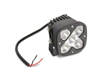 Raxiom 3-Inch Square High-Powered LED Light (Universal; Some Adaptation May Be Required)
