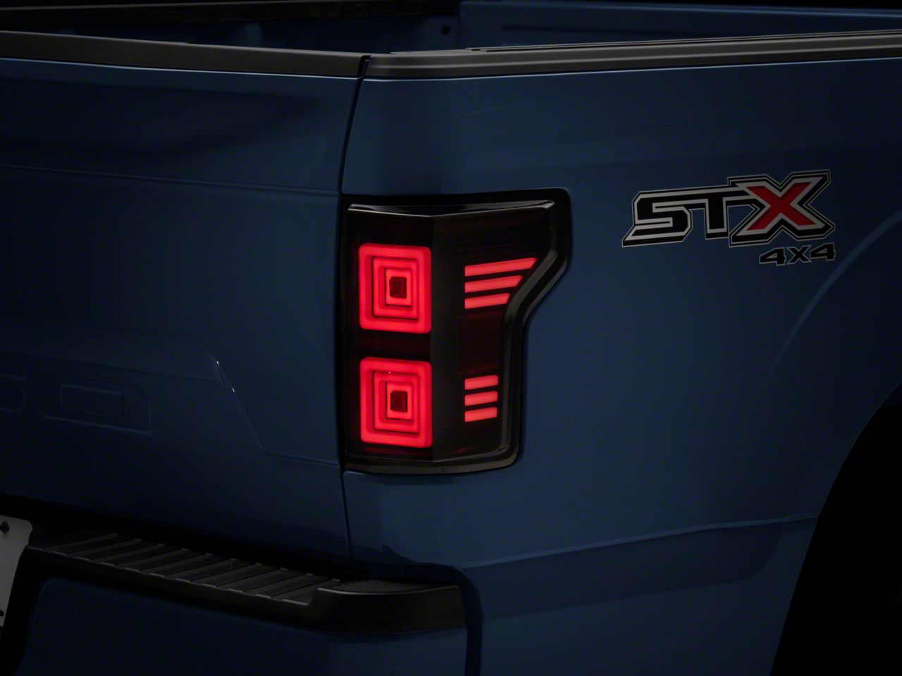 Raxiom F150 Horizon LED Tail Lights; Black Housing; Clear Lens T577235