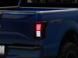 Raxiom LDS Series LED Tail Lights; Black Housing; Clear Lens (15-20 F-150)