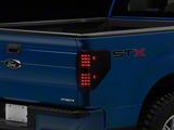 Raxiom LDS Series LED Tail Lights; Black Housing; Smoked Lens (09-14 F-150 Styleside)