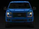 Raxiom LED Halo Surround Headlights with Amber DRL; Black Housing; Clear Lens (18-20 F-150 w/ Factory Halogen Headlights)