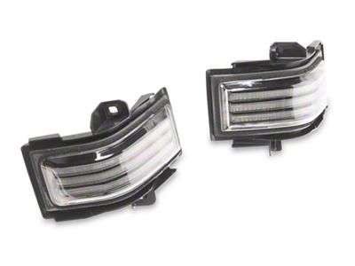 Raxiom Axial Series LED Side Mirror Turn Signal Lights; Clear (17-22 F-250 Super Duty w/ Factory Towing Mirrors)