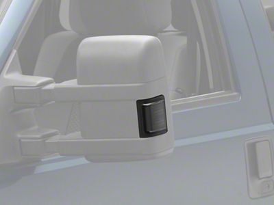Raxiom V2 LED Side Mirror Marker Lights; Smoked (08-16 F-350 Super Duty w/ Factory Mirrors)