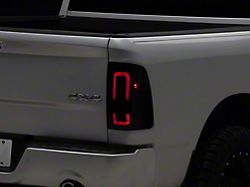 Raxiom LDS Series LED Tail Lights; Black Housing; Clear Lens (09-18 RAM 1500)