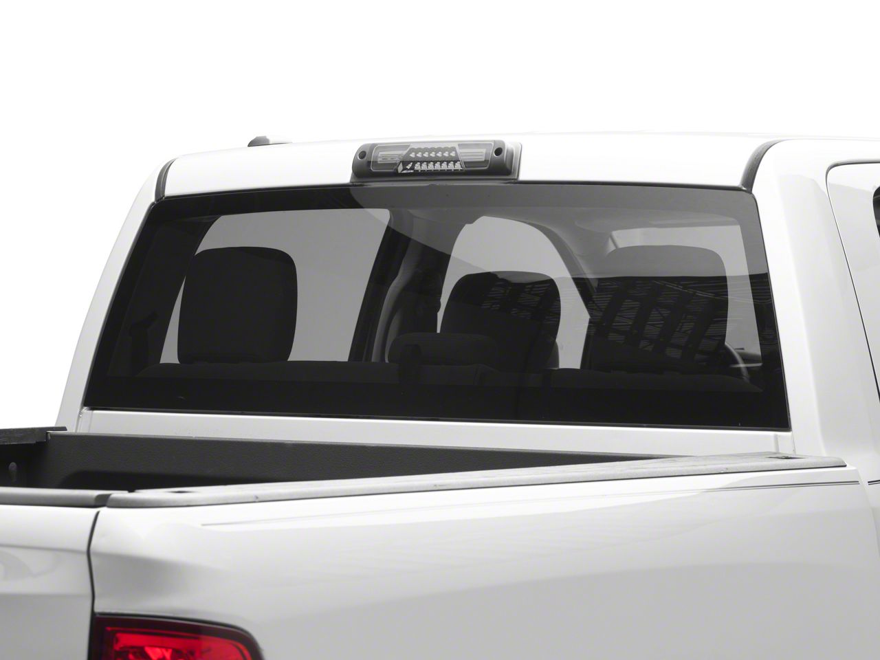 Raxiom RAM 1500 V2 Smoked LED Third Brake Light; Chrome Housing