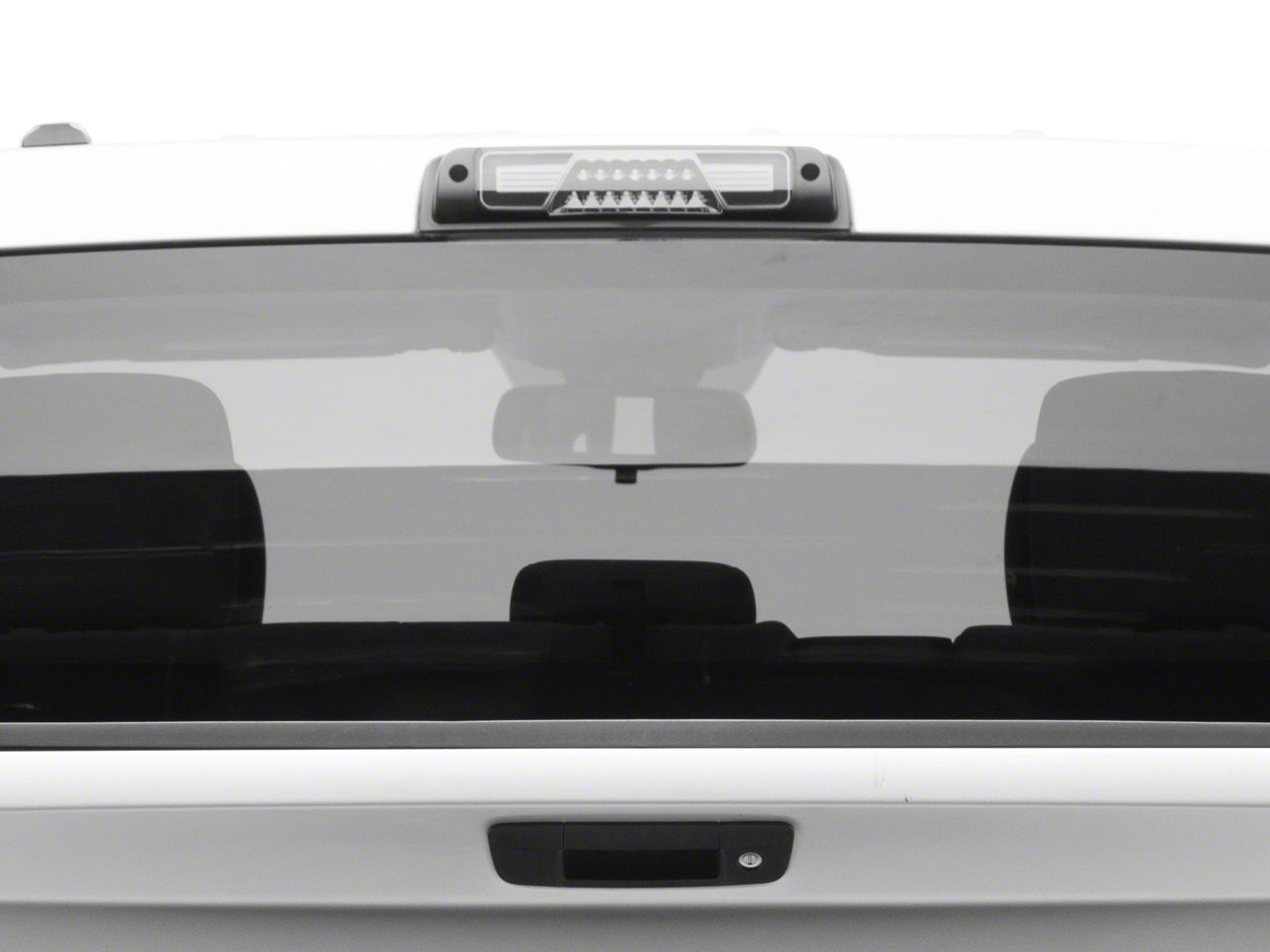 Raxiom RAM 1500 V2 Smoked LED Third Brake Light; Chrome Housing