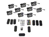 Raxiom LED Rock Lights; Set of 8 (Universal; Some Adaptation May Be Required)