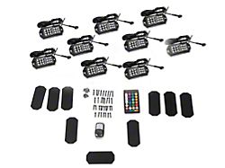 Raxiom LED Rock Lights; Set of 8 (Universal; Some Adaptation May Be Required)