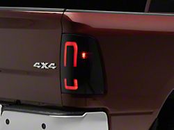 Raxiom LDS Series LED Tail Lights; Black Housing; Smoked Lens (10-18 RAM 3500)