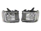 Raxiom LED Bar Headlight; Chrome Housing; Clear Lens (07-13 Sierra 1500)