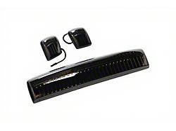 Raxiom LED Roof-Mounted Clearance Lights; Smoked Lens; White LED (15-19 Sierra 2500 HD)