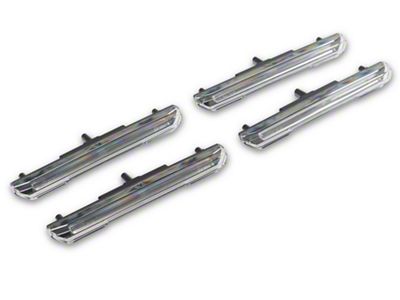 Raxiom V2 LED Side Markers; Clear Lens; Amber LED (20-26 Sierra 3500 HD)