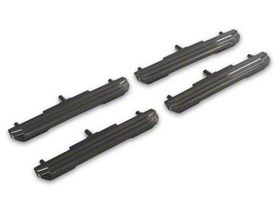 Raxiom V2 LED Side Markers; Smoked Lens; White LED (20-26 Sierra 3500 HD)