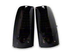 Raxiom LDS Series LED Tail Lights; Black Housing; Clear Lens (99-02 Silverado 1500)