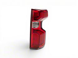 Raxiom Axial Series OE Style Replacement LED Tail Light; Black Housing; Red Lens; Passenger Side (20-23 Silverado 2500 HD w/ Factory LED Tail Lights)