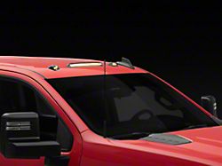 Raxiom LED Roof-Mounted Clearance Lights; Clear Lens; Amber LED (20-26 Silverado 2500 HD)