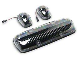 Raxiom LED Roof-Mounted Clearance Lights; Clear Lens; Amber LED (01-06 Silverado 2500 HD)