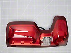 Raxiom Axial Series OE Style Replacement LED Tail Light; Black Housing; Red Lens; Driver Side (20-23 Silverado 3500 HD w/ Factory LED Tail Lights)